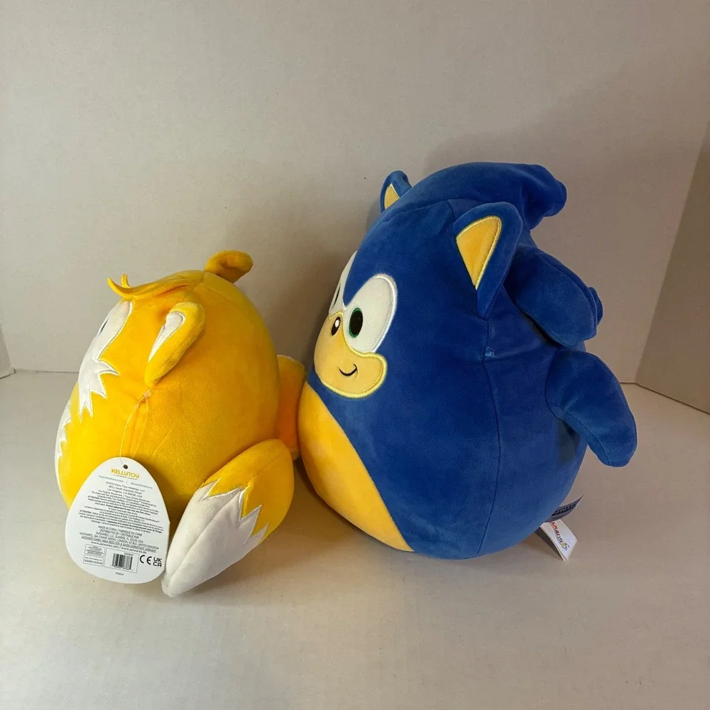 Squishmallows Sonic the Hedgehog and Tails Plush Set 10